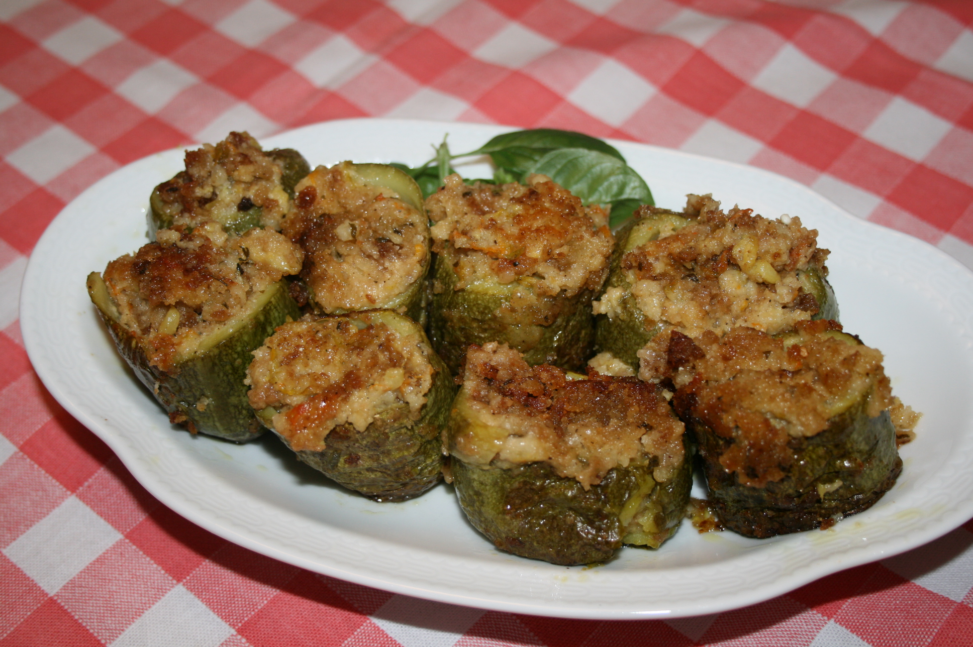 Zucchine ripiene di formaggio - Cucina Calabrese di Grazia Furferi